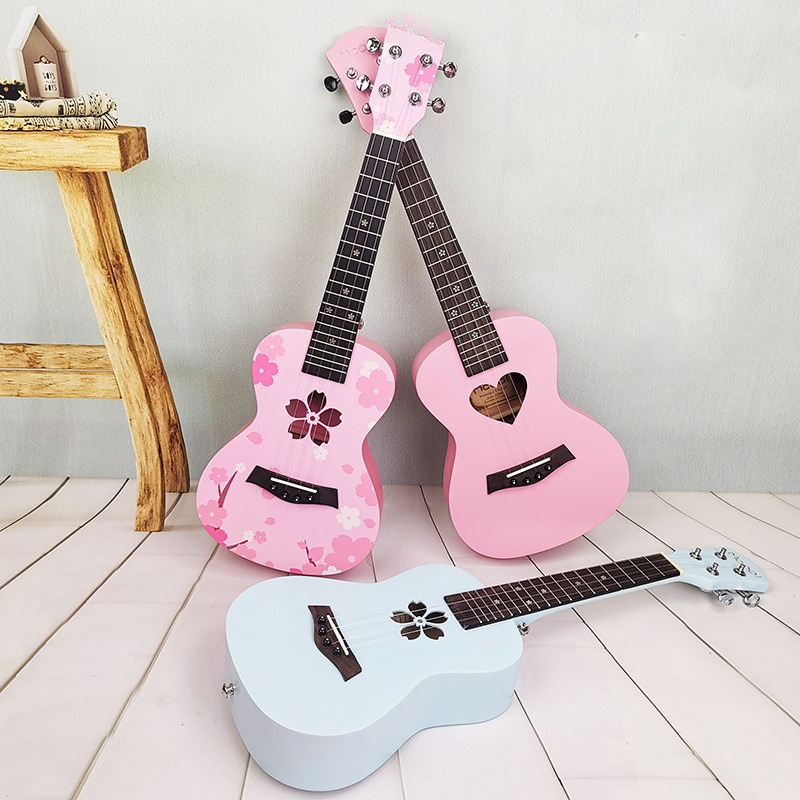 Musical Instrument Ukulele - Ukulele für Anfänger, rosa Kinder-Ukulele, kleines