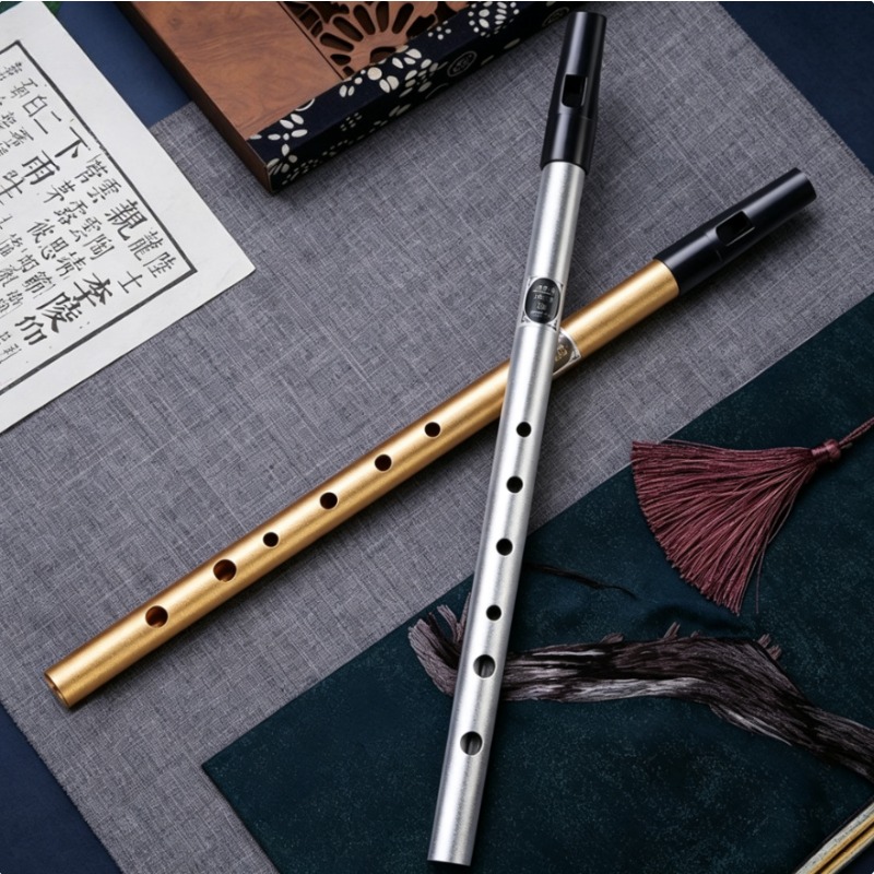 Musical Instrument Irish - Authentische 6-Loch C/D-Ton Irische Pfeife, Blechpfeife