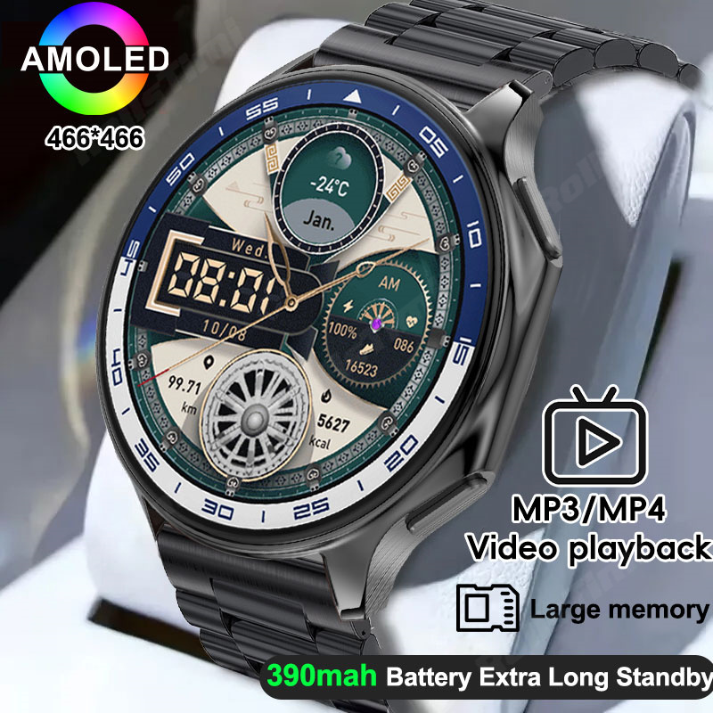 Musical Instrument Japanese - 1,43 AMOLED Smart Uhr 3D Surround