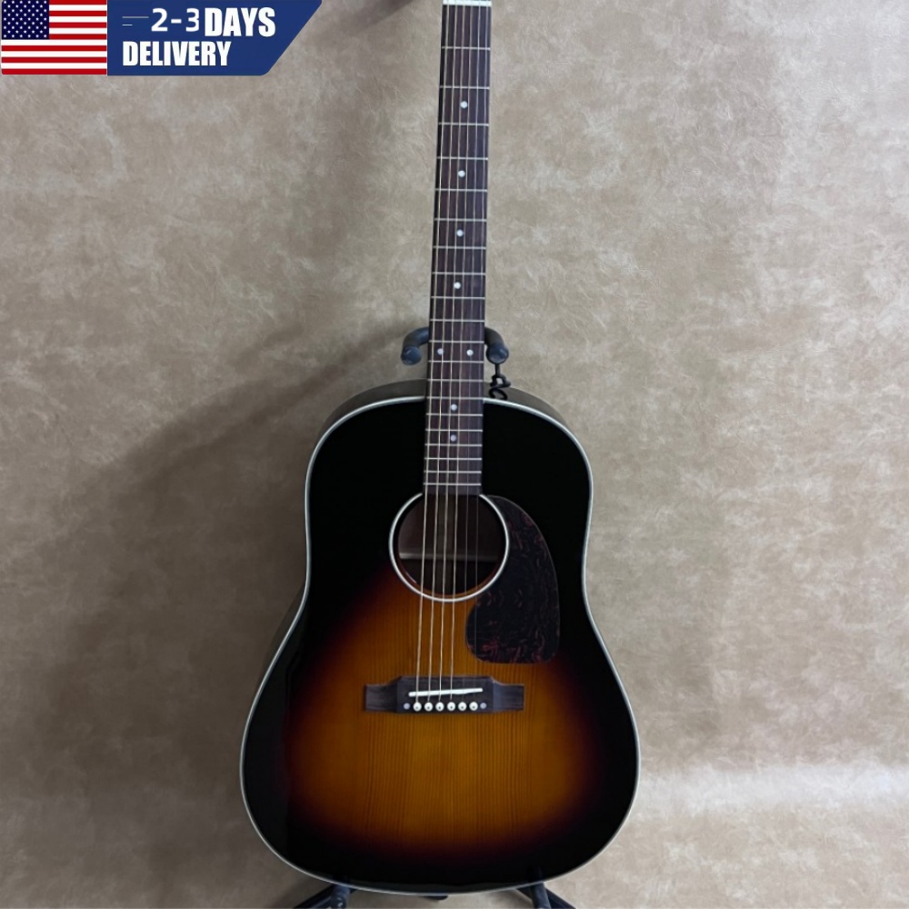 Musical Instrument For Beginners - Bestseller J-45 Sunburst Farbige Akustikgitarre Massivholz-Fichtendecke