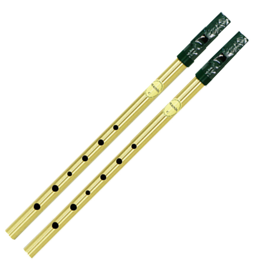 Musical Instrument Irish - Irische Pfeife aus Messing, Feadog D-Taste,