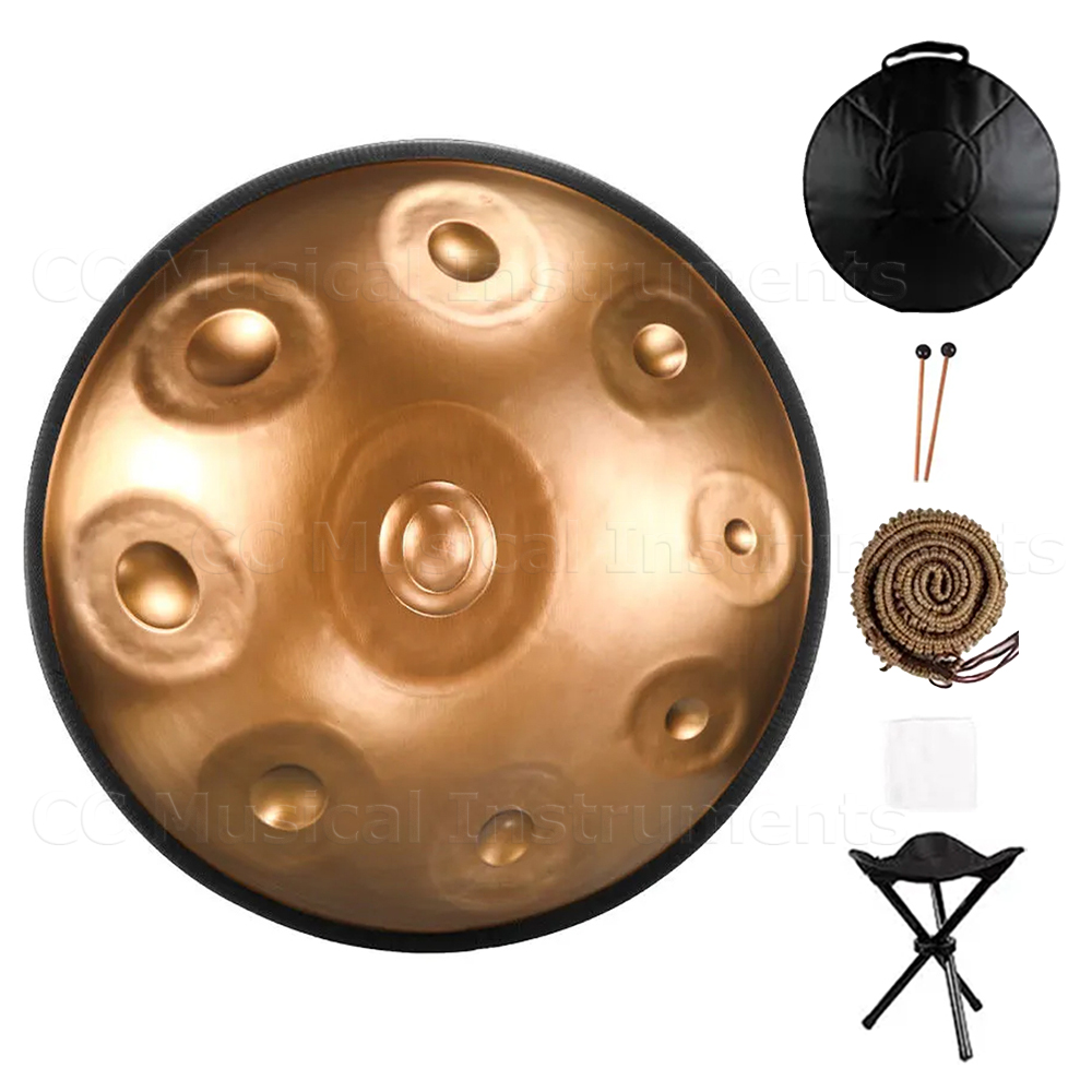 Musical Instrument Handpan - Handpan-Trommel für Yoga-Meditation, Musiktrommeln, Percussion-Instrumente als