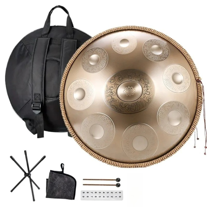 Musical Instrument Handpan - 18 Zoll Edelstahl Handpan G Key