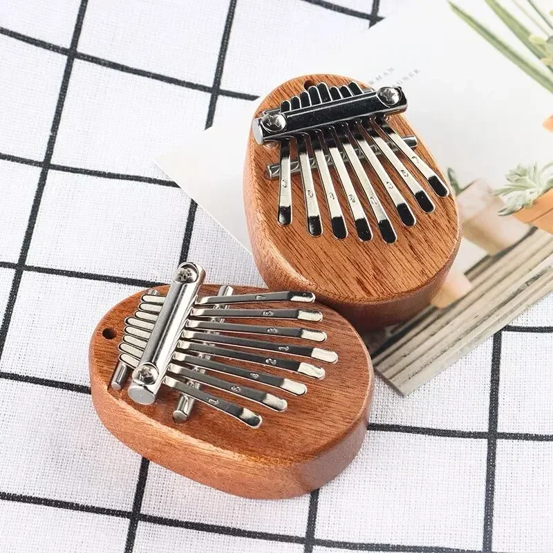 Musical Instrument For Beginners - 1 Stück Holz Mini Daumenklavier Musikinstrument