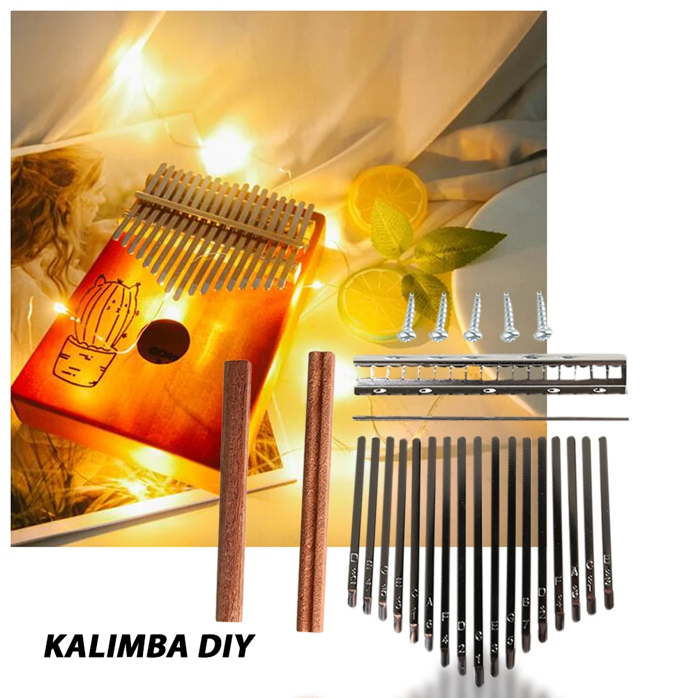 A Musical Instrument With Keys - DIY 17-Ton Kalimba Tasten Zinken Set