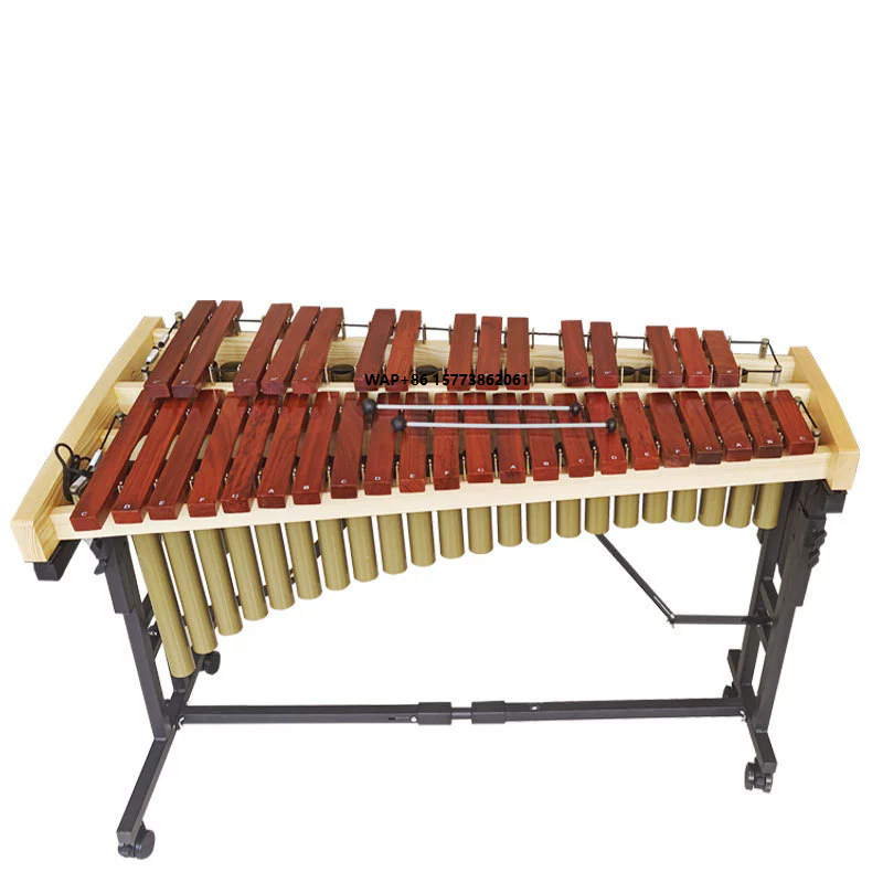 Musical Instrument Marimba - 37-Töne Metall-Xylophon mit Ablage, musikalische Schlaginstrumente,