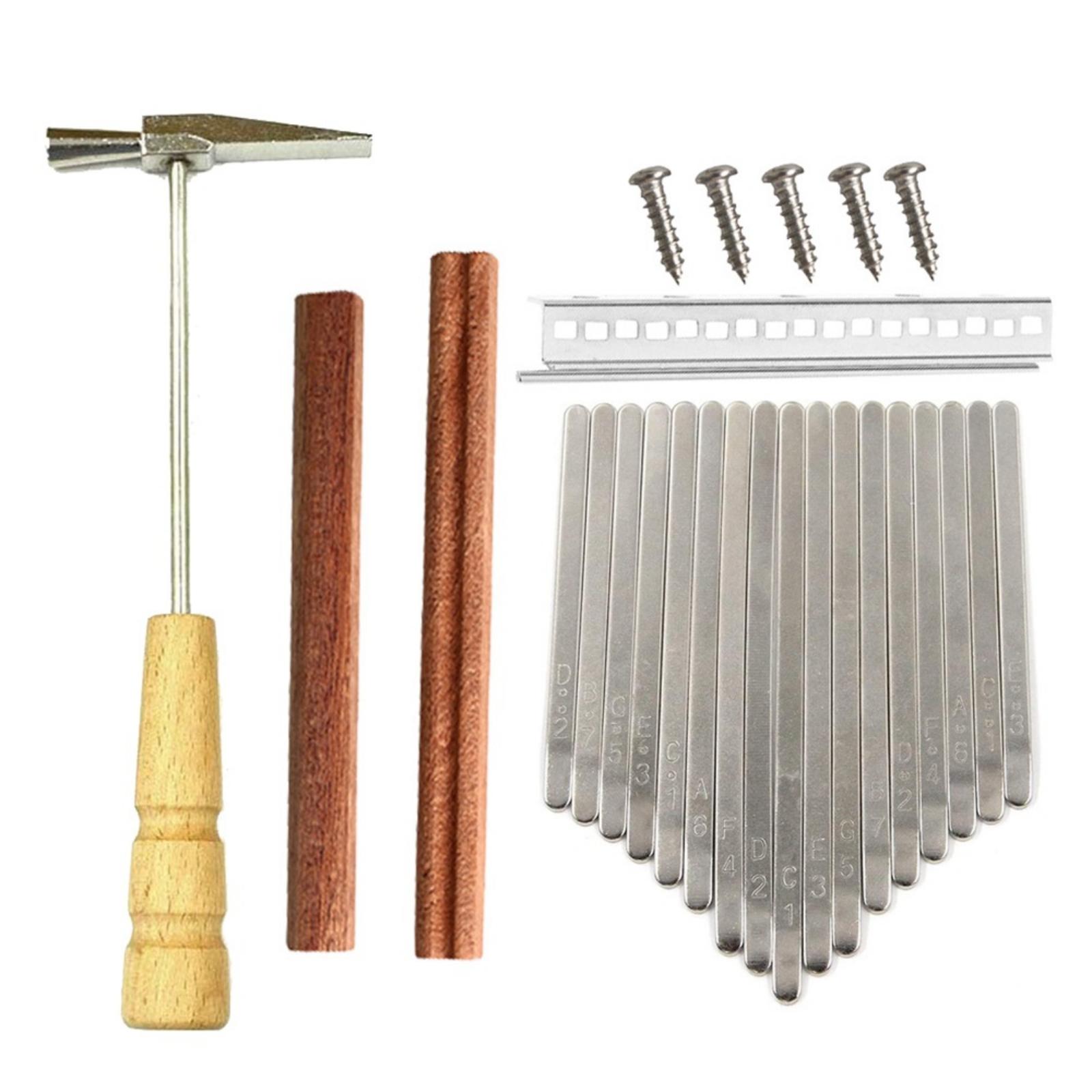 A Musical Instrument With Keys - DIY Kalimba Daumenklavier 17 Tasten Silberner