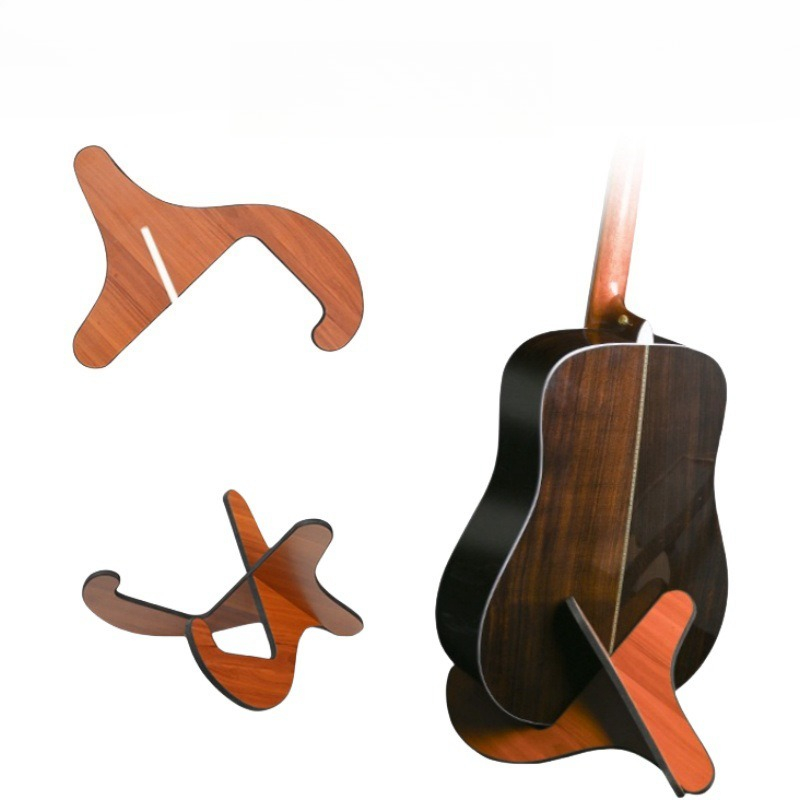 Musical Instrument Ukulele - Abnehmbarer vertikaler Gitarrenständer aus Holz, Bodenständer