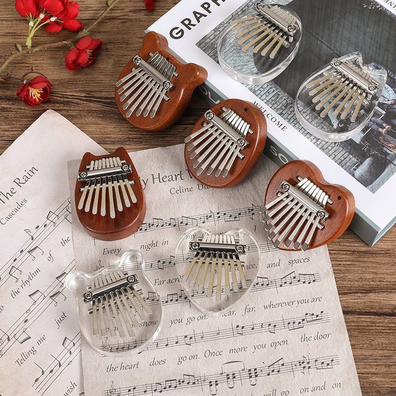 Musical Instrument For Beginners - 5*7cm 8Key Kalimba Daumen Klavier Geschenke