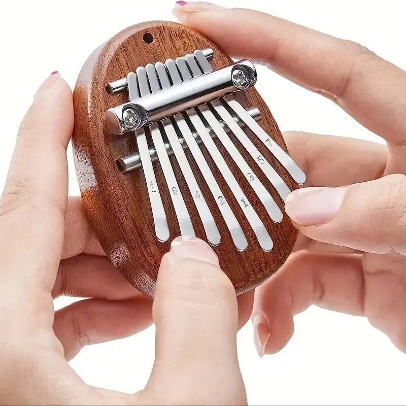 Musical Instrument Marimba - 8-Tasten-Mini-Kalimba aus Holz, hochwertig, exquisit, Finger-Daumen,