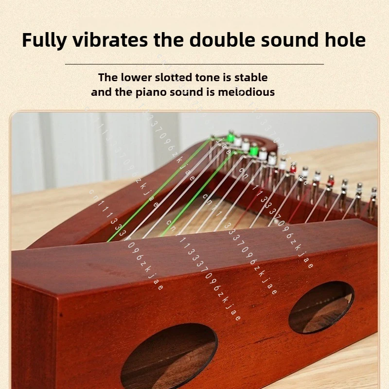 Handgefertigte 15-Ton-Harfe fü – Musical Instrument For Beginners Bewertung und Preis