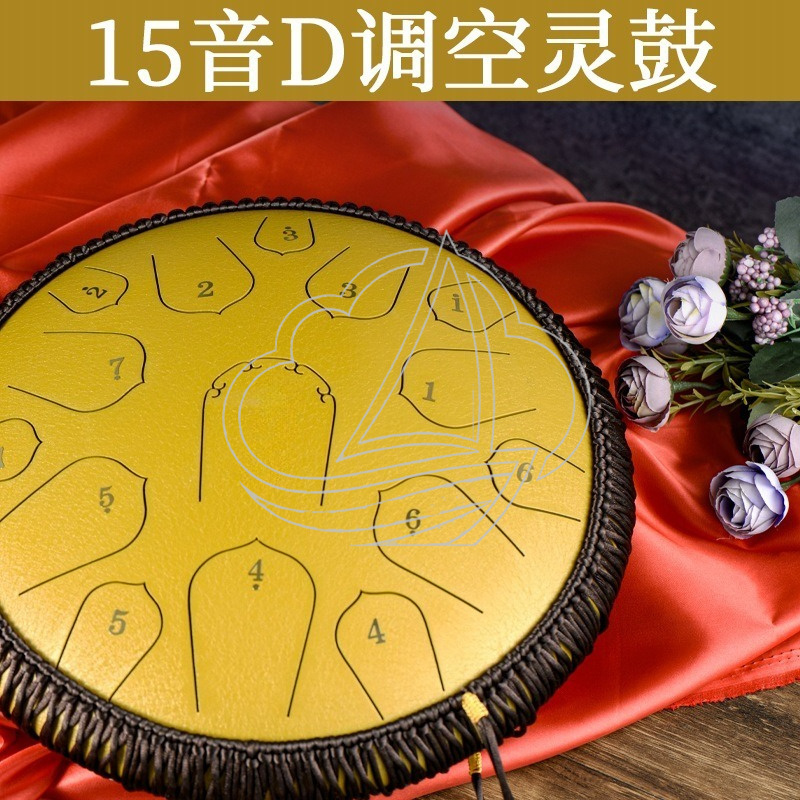 14 Zoll 15-Noten D-Ton Stahl-Z – Musical Instrument Handpan Bewertung und Preis