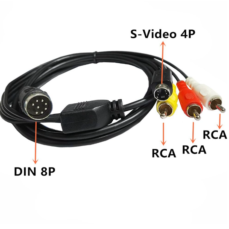 DIN 8-Pin zu S-Video 4-Pin Ste – Musical Instrument Videos Bewertung und Preis