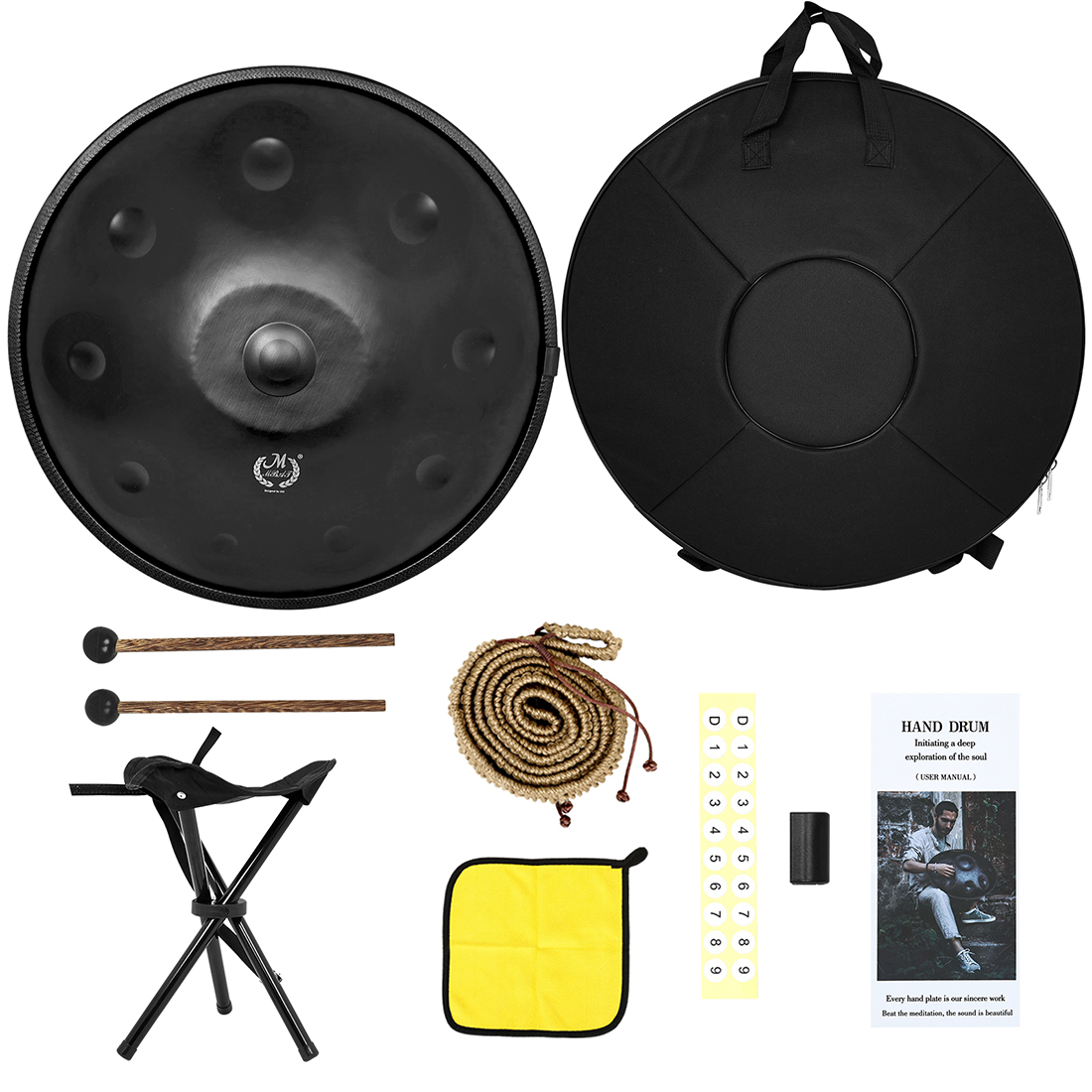 M MBAT 22 Zoll D-Moll Handpan- – Musical Instrument Handpan Bewertung und Preis