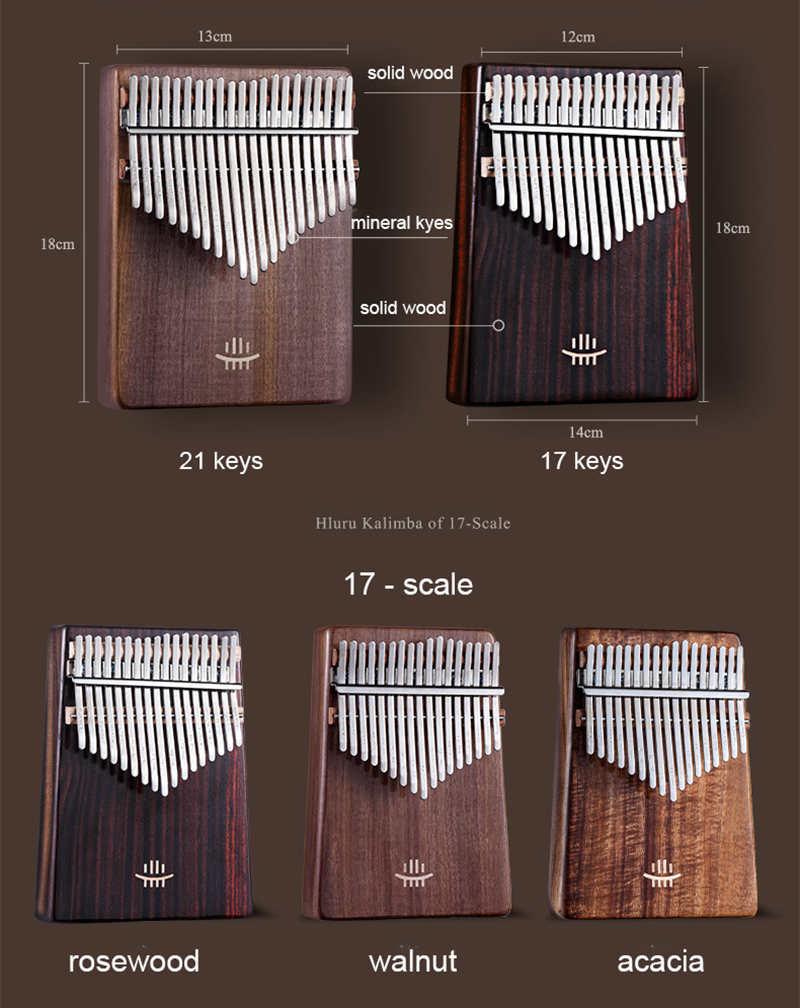 Hluru kalimba 17 tasten mit lo – A Musical Instrument With Keys Bewertung und Preis