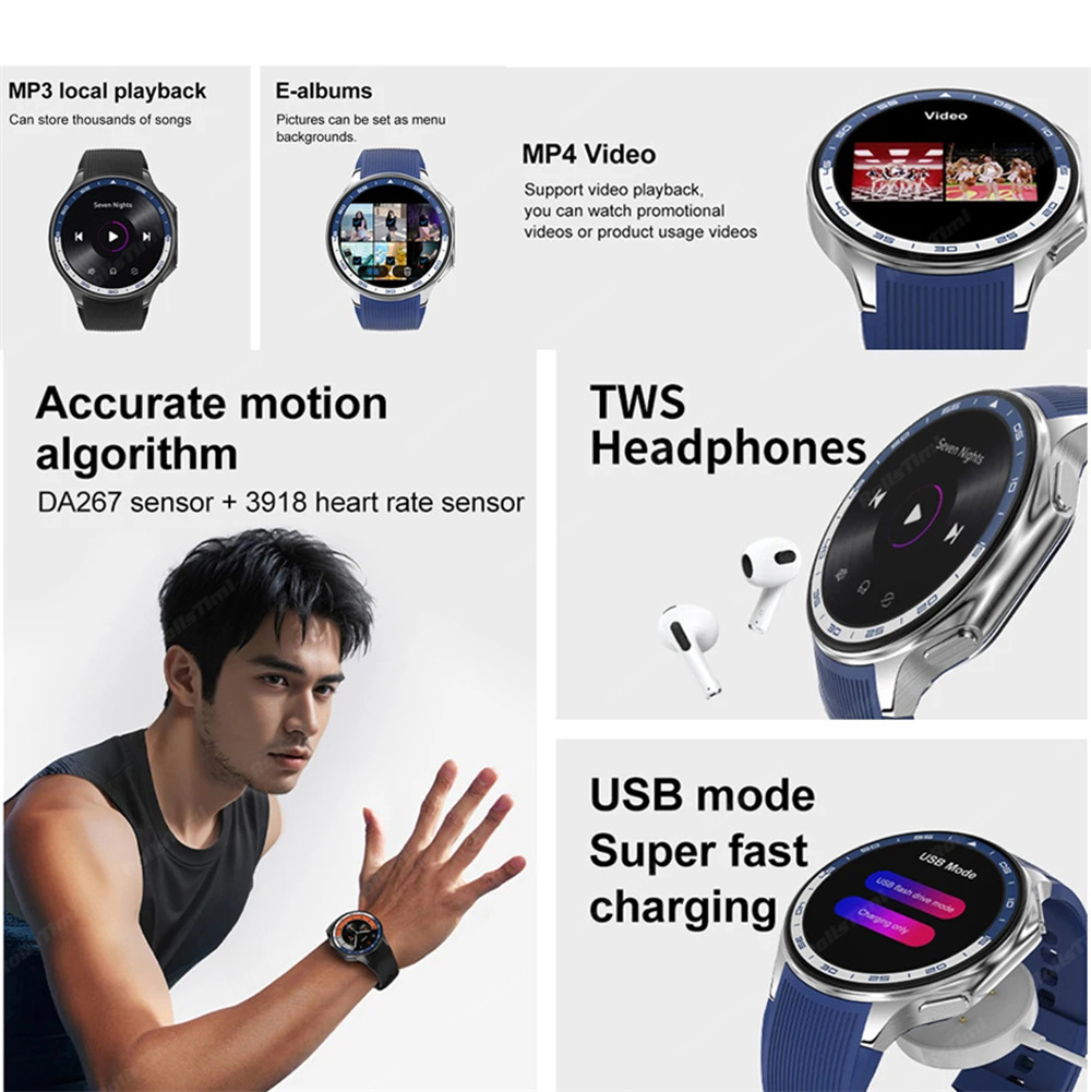 1,43 AMOLED Smart Uhr 3D Surro – Musical Instrument Japanese Bewertung und Preis