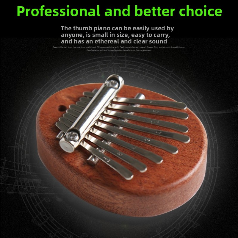 8-Tasten Mini Holz-Kalimba Hoc – Musical Instrument Marimba Bewertung und Preis
