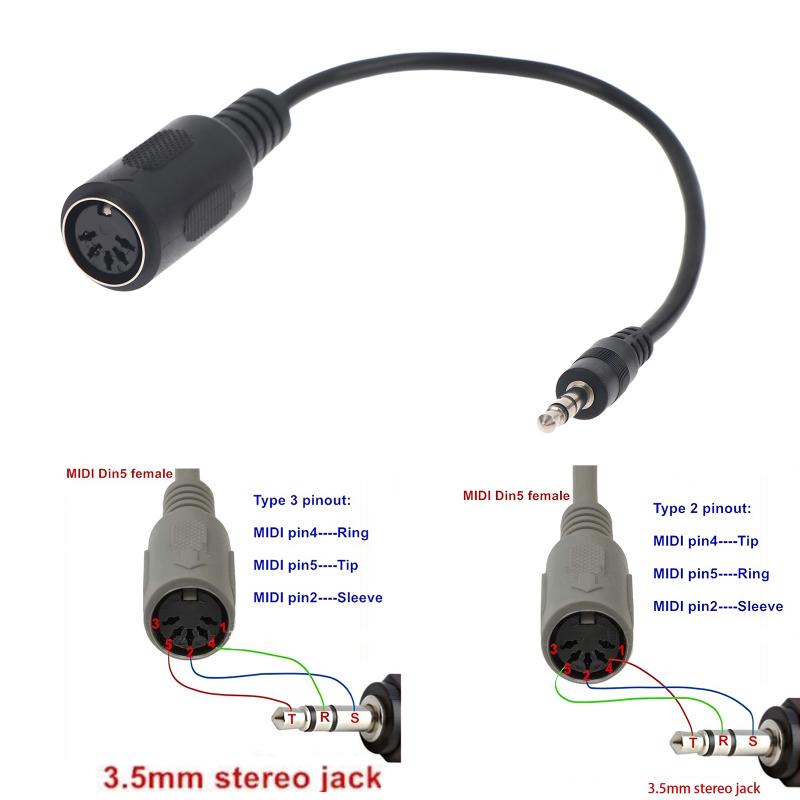 Bestseller MIDI Din 5 zu 3,5mm – Musical Instrument Videos Bewertung und Preis