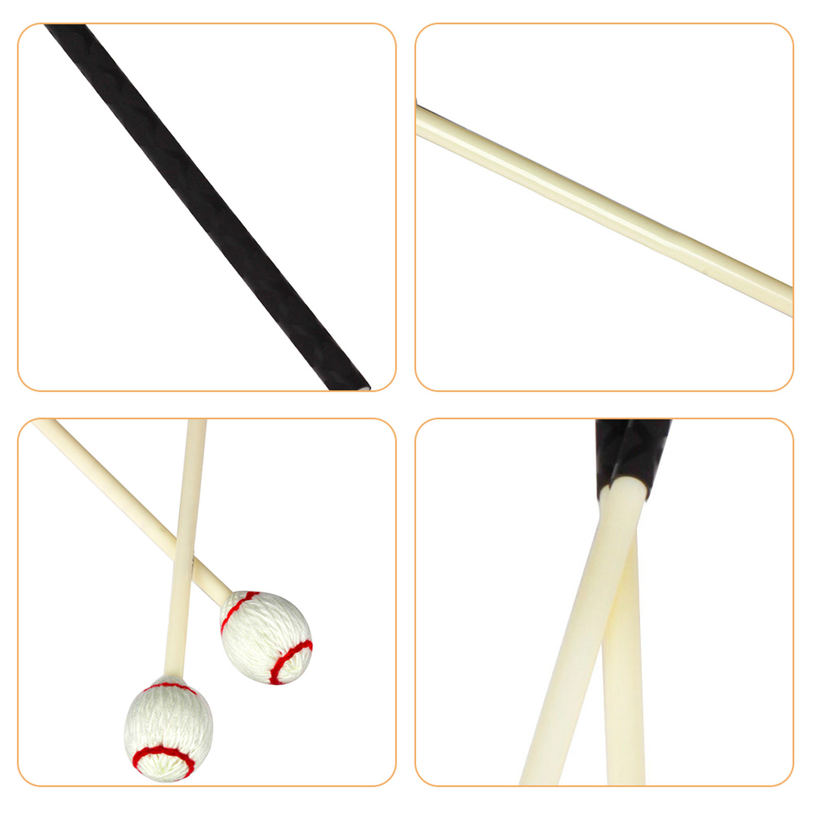 1 Paar Marimba-Schlägel, Tromm – Musical Instrument Marimba Bewertung und Preis