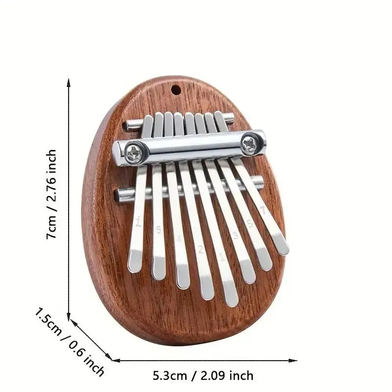 8-Tasten-Mini-Kalimba aus Holz – Musical Instrument Marimba Bewertung und Preis