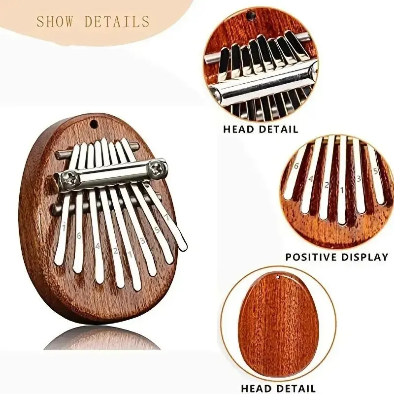 8-Tasten-Mini-Kalimba aus Holz – Musical Instrument Marimba Bewertung und Preis