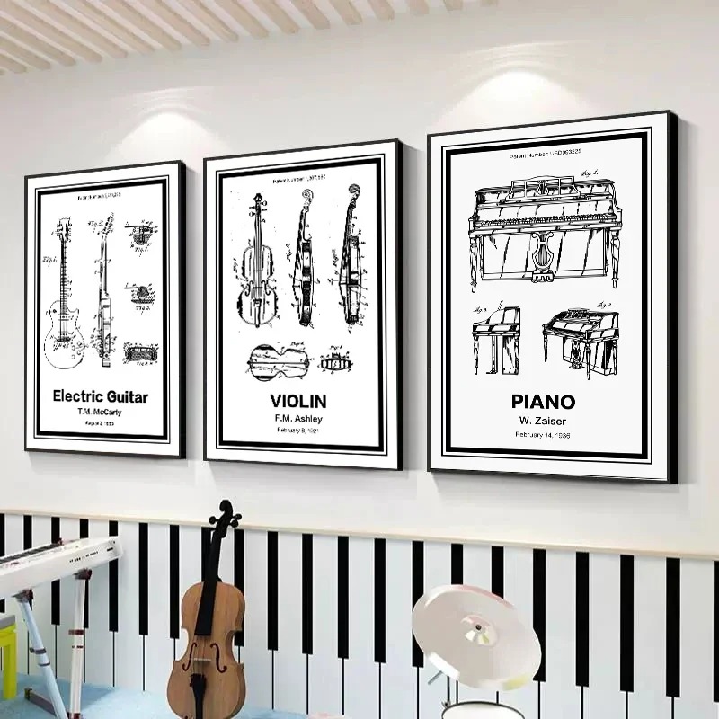 Musikinstrument-Patente Poster – Musical Instrument Videos Bewertung und Preis