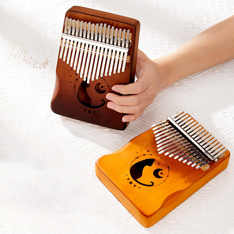 17-Tasten Kalimba Farbverlauf  – A Musical Instrument With Keys Bewertung und Preis