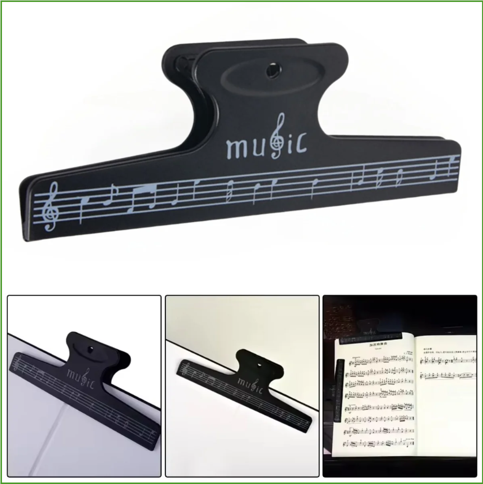 Notenklammern, Buchseiten-Note – Musical Instrument Book Bewertung und Preis
