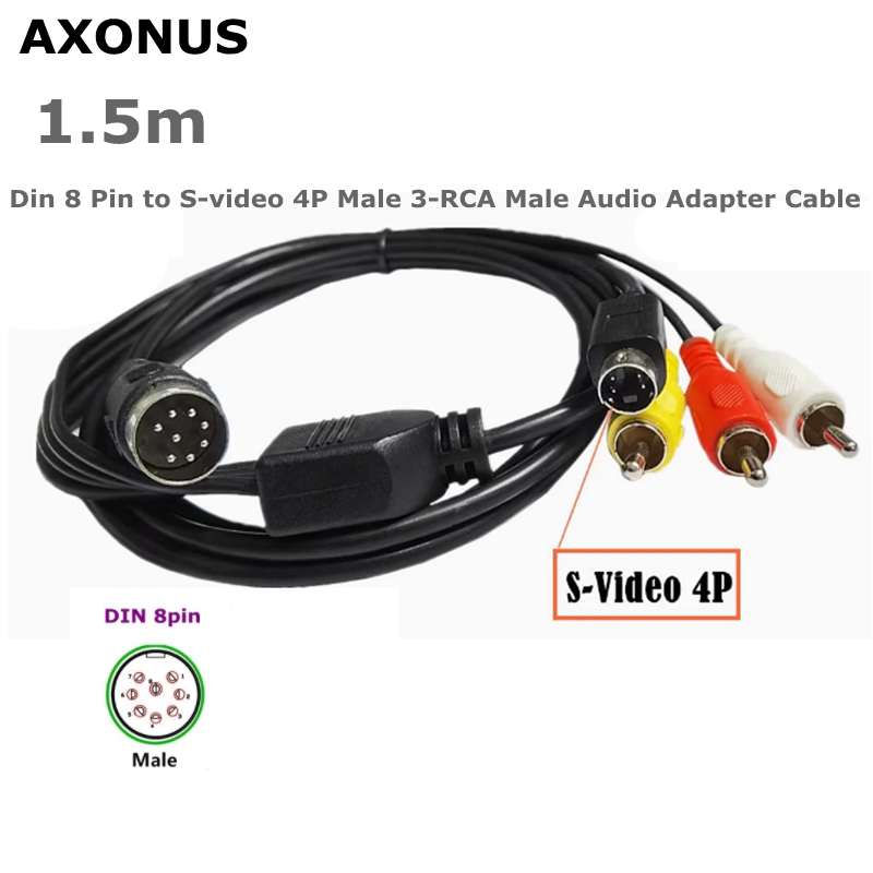 Din 8-poliges auf S-Video 4P-S – Musical Instrument Videos Bewertung und Preis